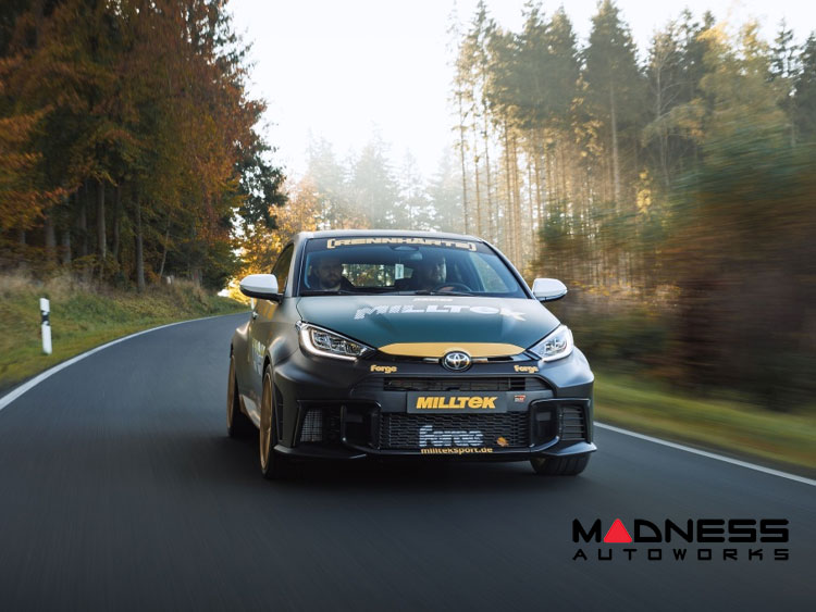 Toyota GR Yaris Performance Intercooler - Black - Water Spray Relocation Bracket - 2024+